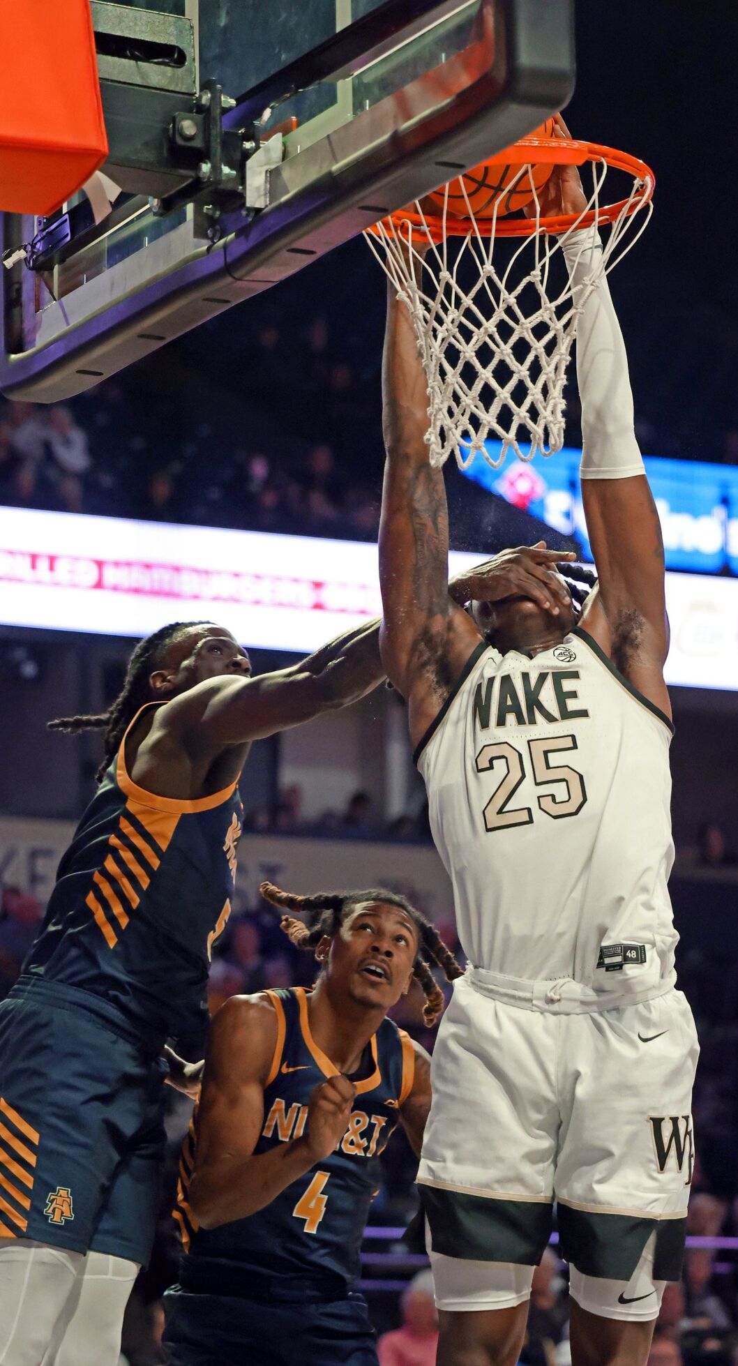 NC A&T Wake Forest basketball